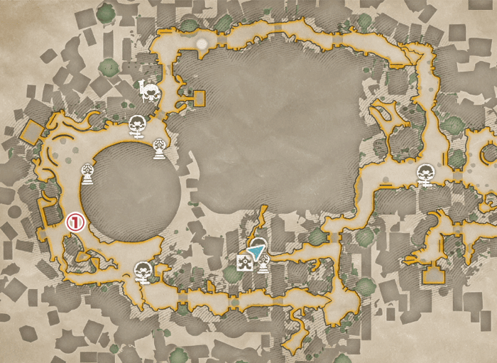 ドレスローザ市街地マップ