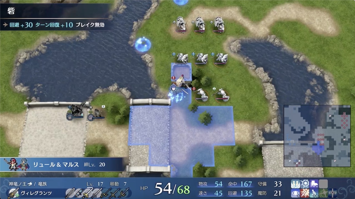 雑魚が固まっている砦に配置