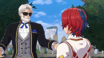 サングラスをかけたヴァンドレ