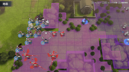 増援と中央の敵を倒す