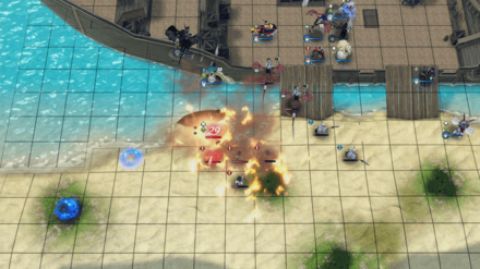 セリカを火炎砲台で削る