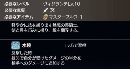 クピードーの専用スキル