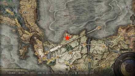 赤の小偶像のマップ画像