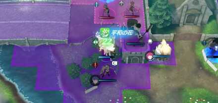 傷薬と砦での体力回復が重要となるマップ