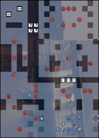 第5章「王城奪還」の攻略ミニマップ