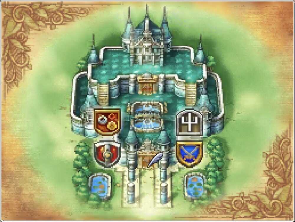 フォーン城のマップ