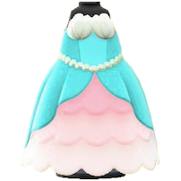 マーメイドなプリンセスドレスの画像