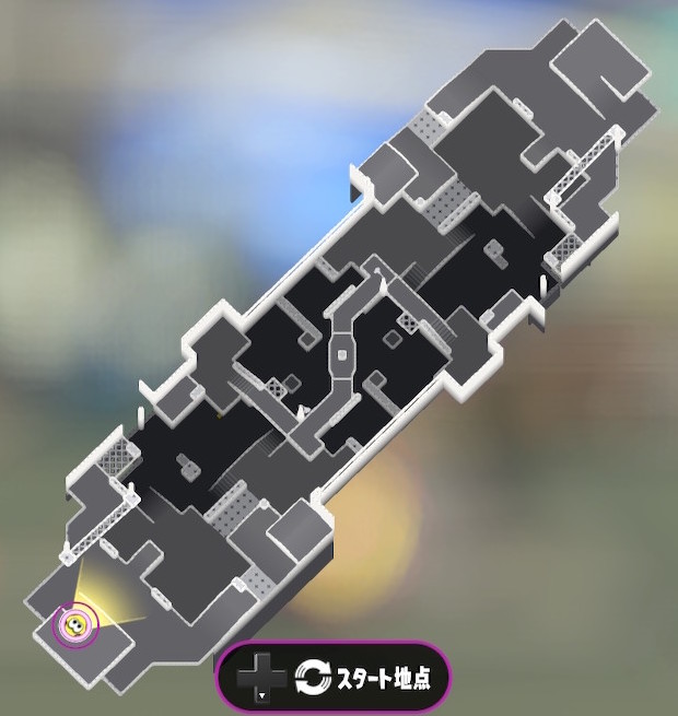 ゴンズイ地区のナワバリバトルマップ