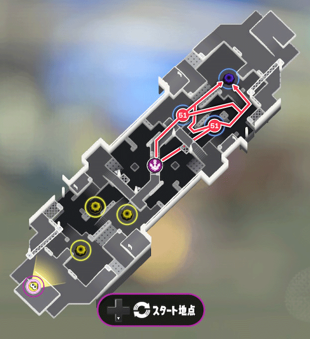 ゴンズイ地区のガチホコマップ