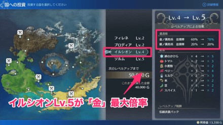 イルシオンへの投資