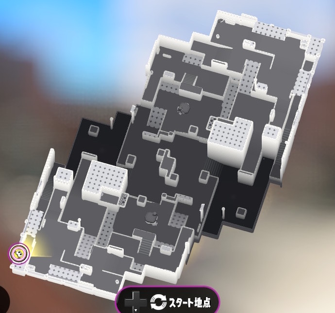 海女美術大学のナワバリバトルマップ