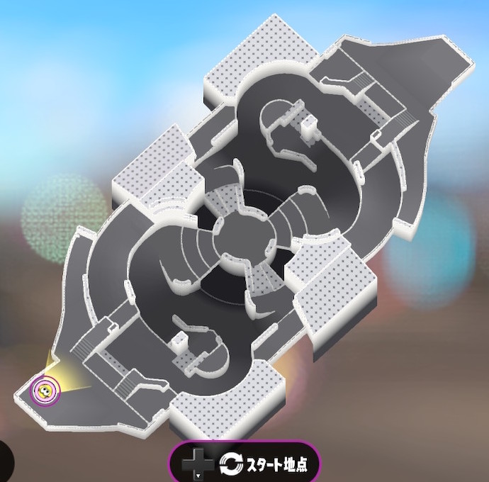 スメーシーワールドのナワバリバトルマップ