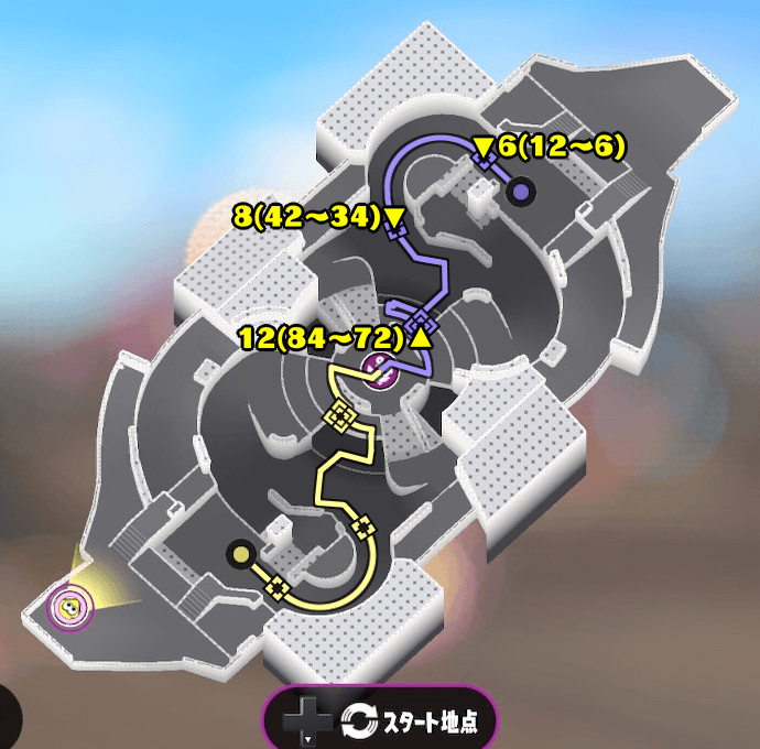 スメーシーワールドのガチヤグラマップ