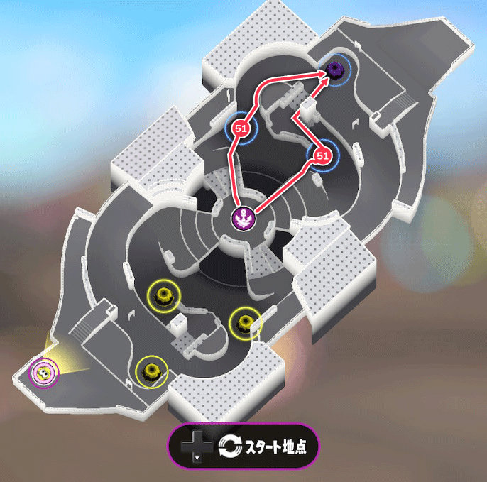 スメーシーワールドのガチホコマップ