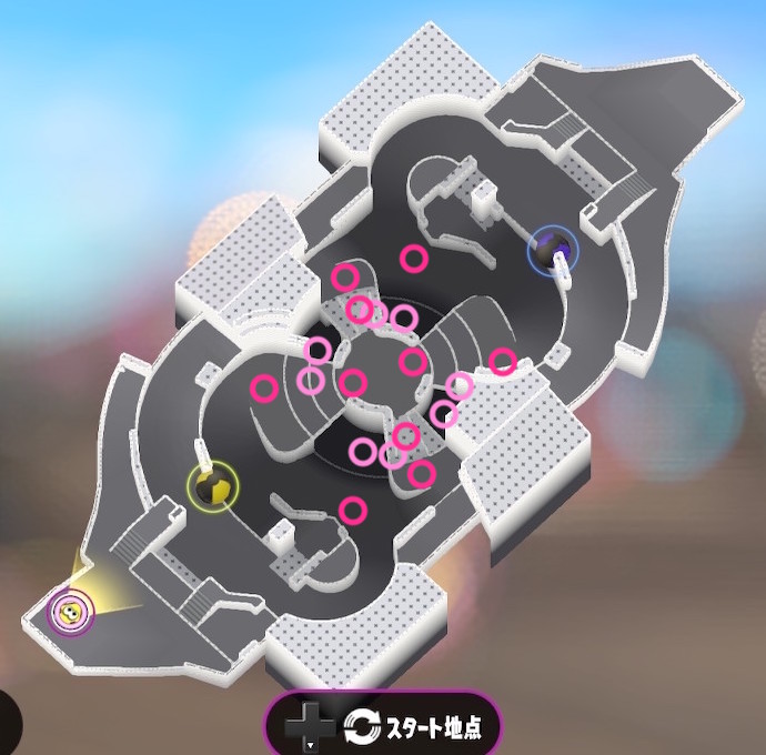 スメーシーワールドのガチアサリマップ