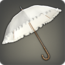 ホワイトフリルパラソル