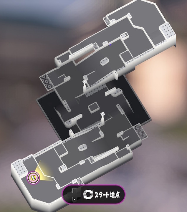 クサヤ温泉のナワバリバトルマップ