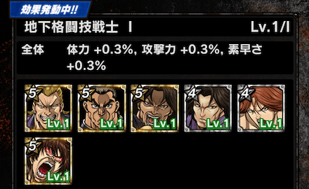 闘魂のステータスを上昇させるシステム