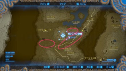 サンゾクオオカミの詳細マップ