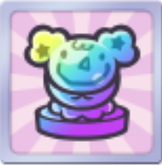 カラフルワイルドさんの像