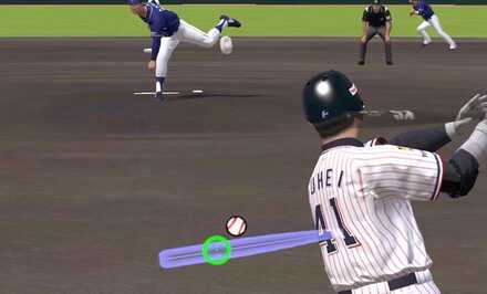 故意的に空振り