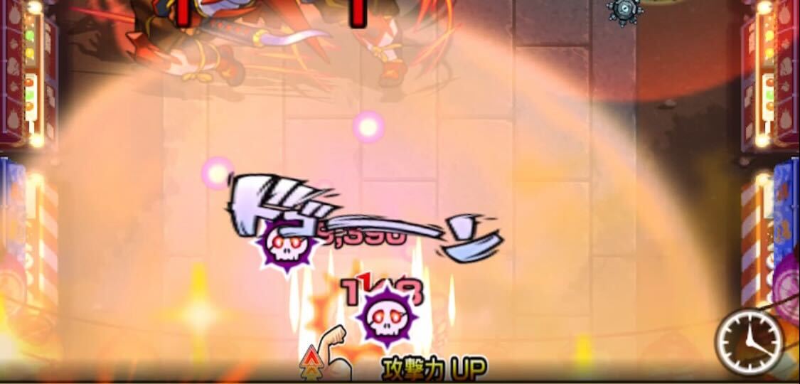 ナイフザコを処理して攻撃力を上げる