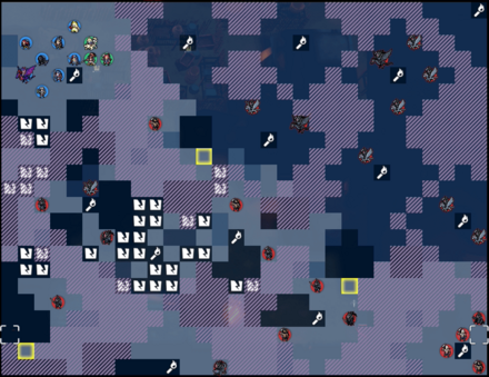 第13章オアシスの勇者のミニマップ