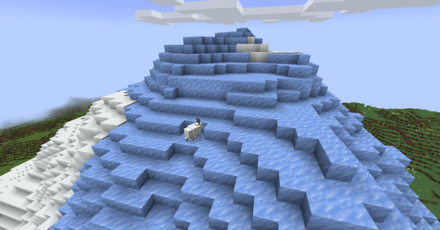 凍った山頂画像