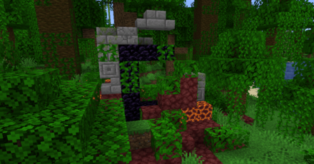 荒廃したネザーポータル