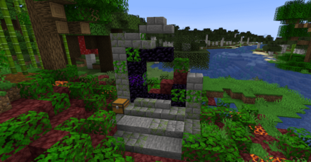 荒廃したネザーポータル