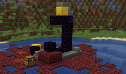 荒廃したネザーポータル