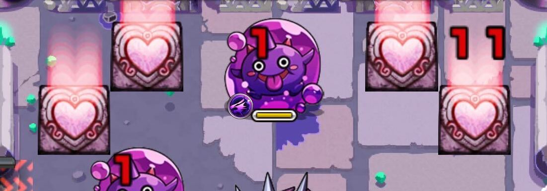 ハートパネルでHP回復