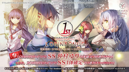 1周年(1stアニバーサリー)の情報まとめ