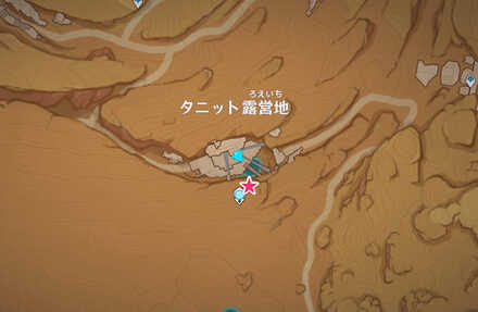 仇敵は沸き返る水の如く…のマップ