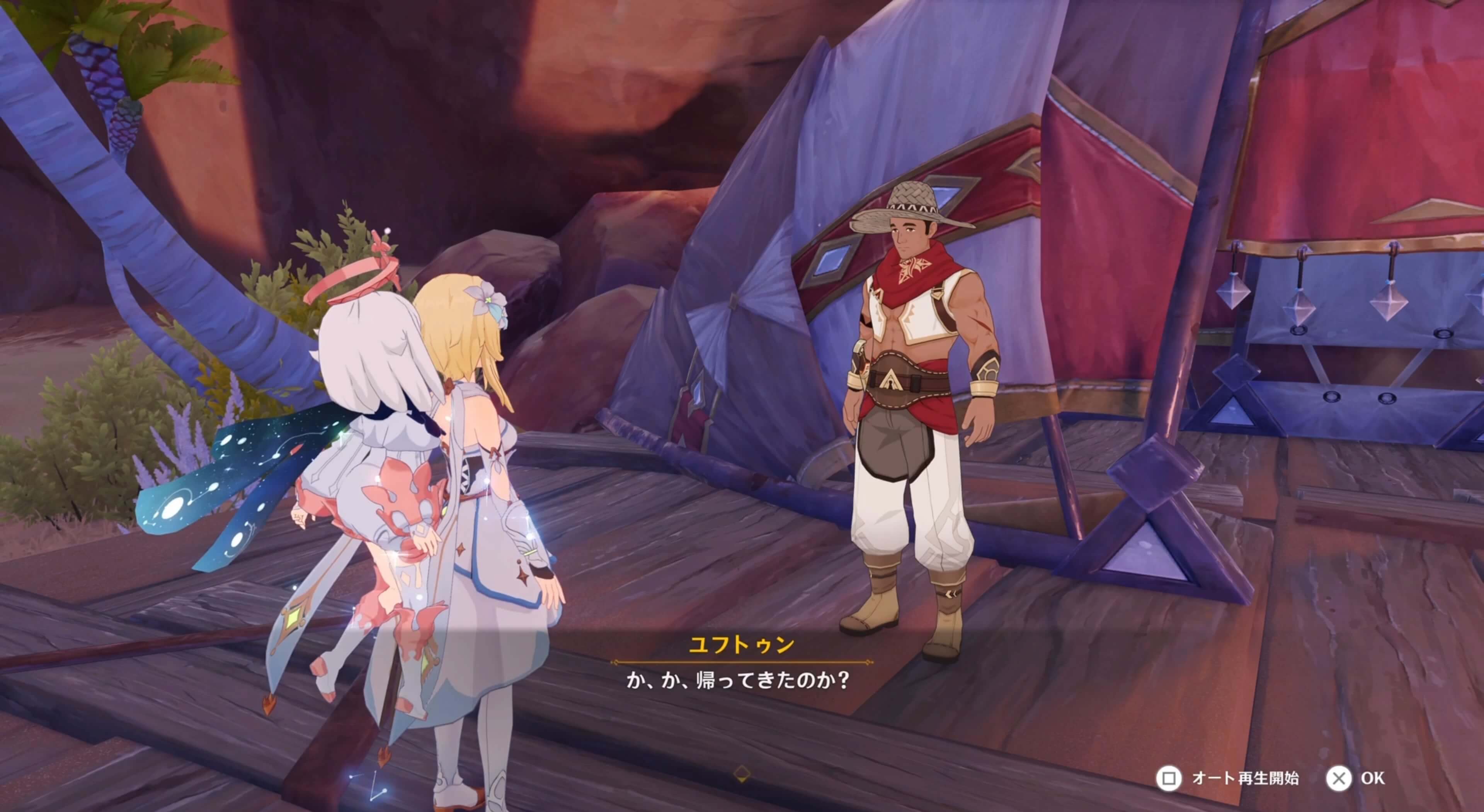 ユフトゥンに調査結果を報告する