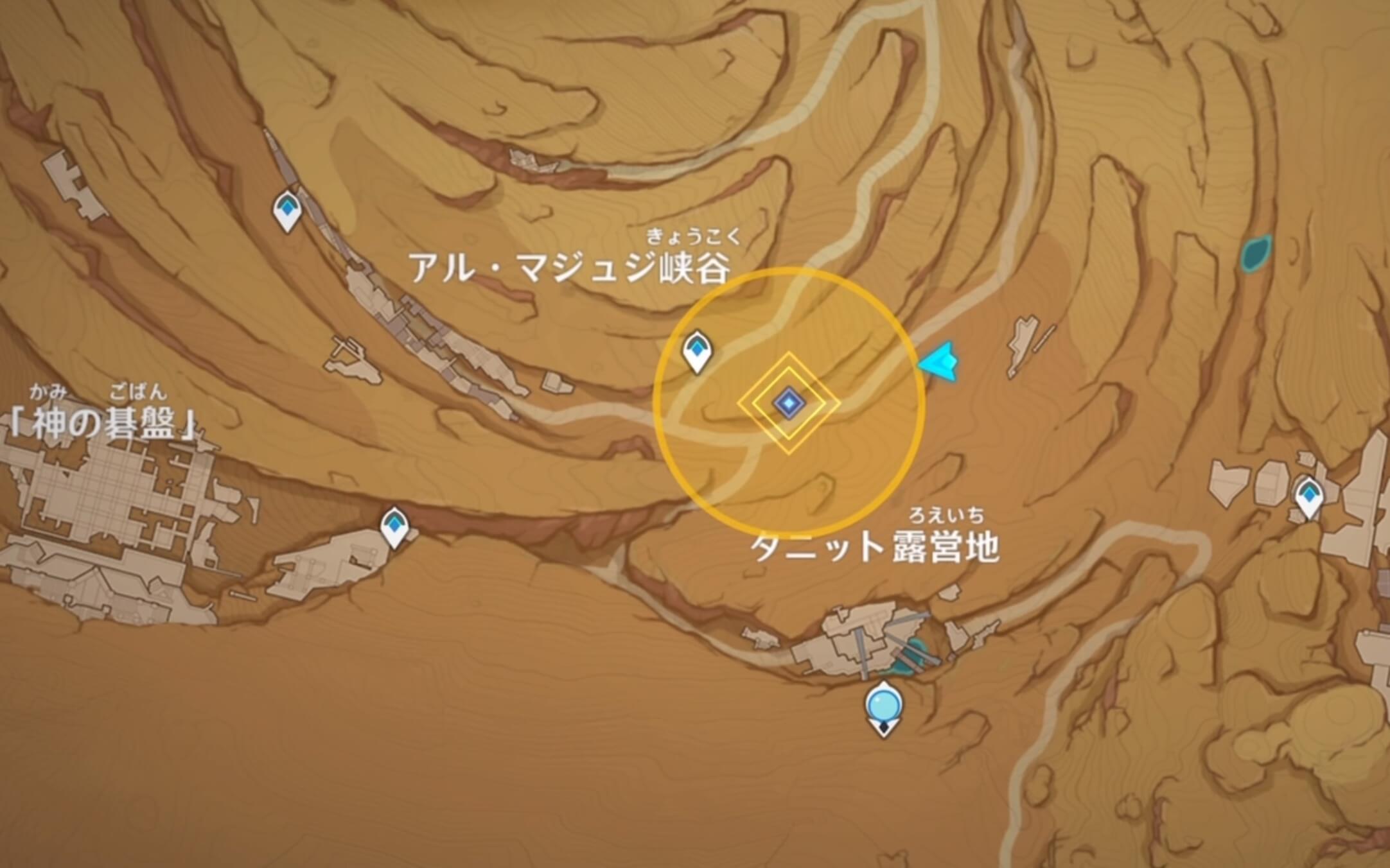 ファデュイ部隊を尾行する