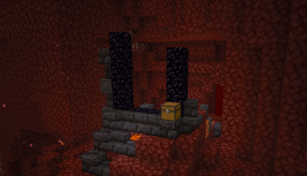 荒廃したネザーポータル