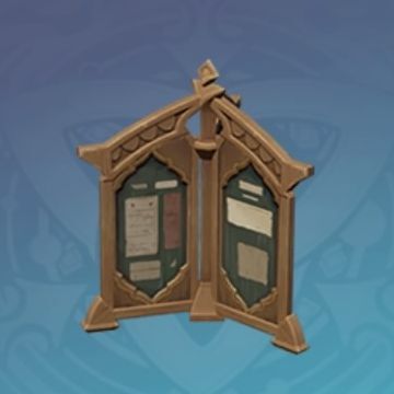 業果材三面広告板の画像