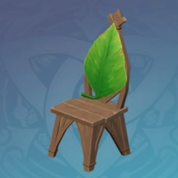 証悟材蔓葉背もたれ付き椅子の画像