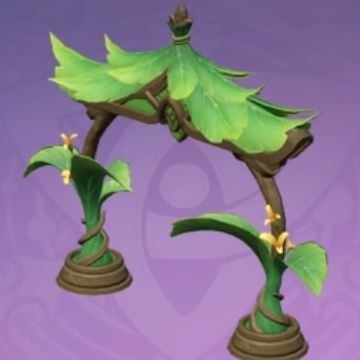 住居の中庭の門-「林で口ずさんで」の画像