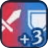力・守備＋3のアイコン
