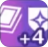 魔力・魔防＋4のアイコン