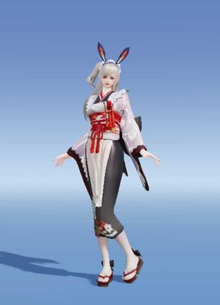 兎メイド：優雅なうさぴょん画像