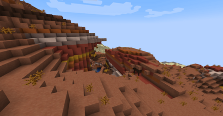 浸食されたメサ画像