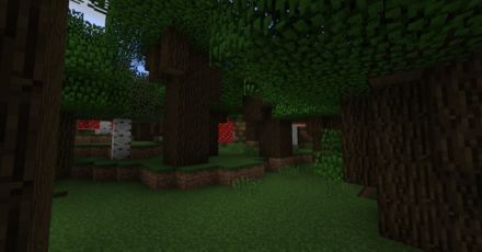 覆われた森は昼間でも薄覆われた