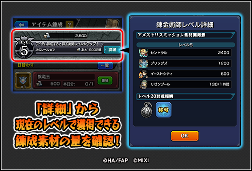 錬金術師レベル