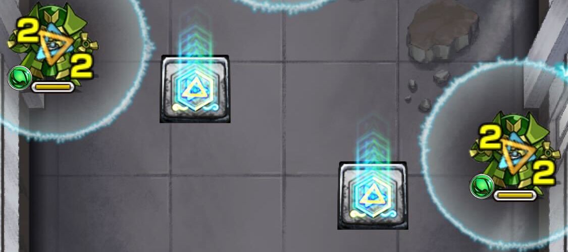 複数の弱点パネルを踏みながら攻撃