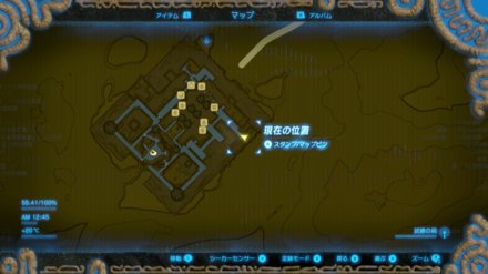 ゲルドの街女神像マップ