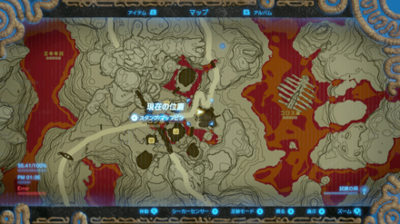 ゴロンシティ女神像マップ