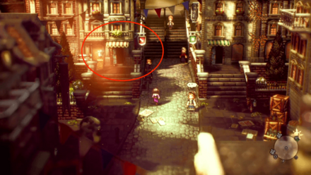 ショップの場所